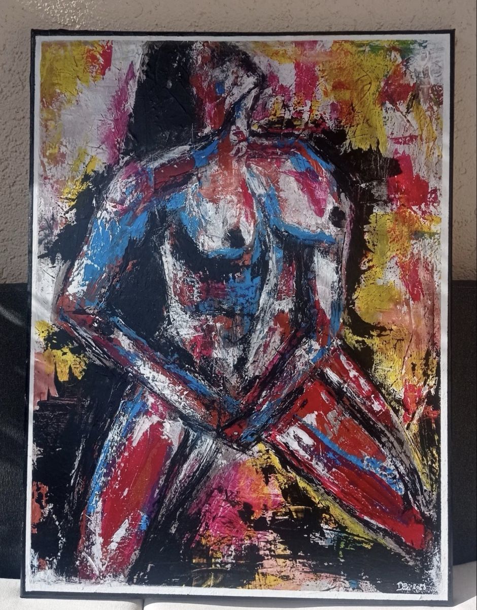 Dipinti: Expressionismus, Akt, Acryl 60/80cm – Nuovo (secondo la descrizione) da Trimbach venduto da Alessia75 1