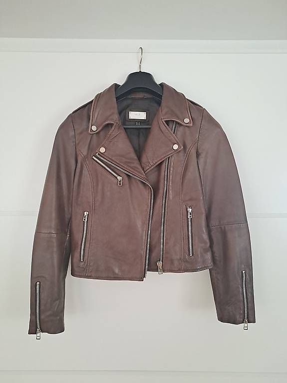 Jacken: Lederjacke XS braun von Mango – Gebraucht aus Sachseln von olivina