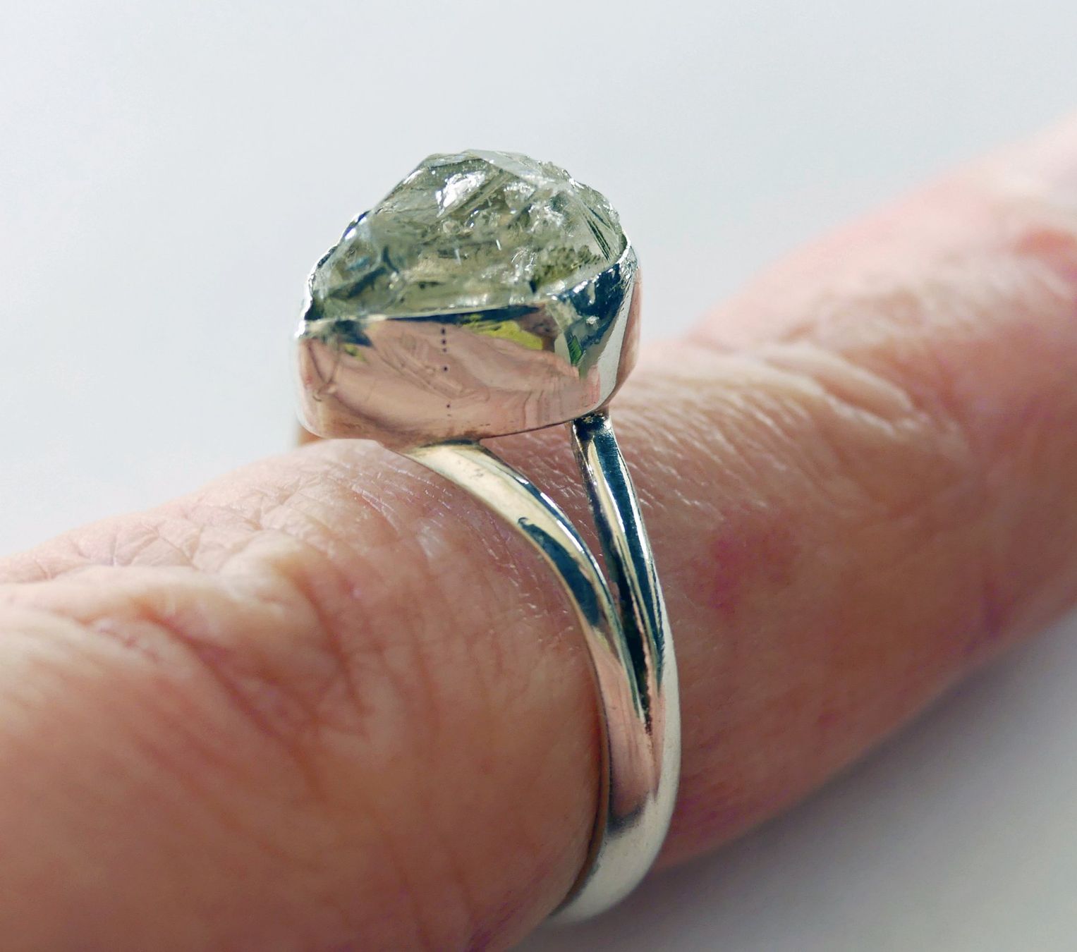 Anelli: Ring Silber 925 mit Herkimer-Diamant – Nuovo e nell'imballaggio originale da Matten b. Interlaken venduto da kero71 2