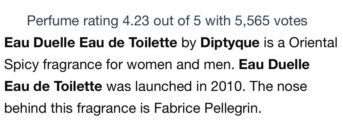 Diptyque Profumi & Eau de Toilette: Diptyque Eau Duelle EDT Duftprobe 2ML – Usato da Zürich venduto da deruja 4