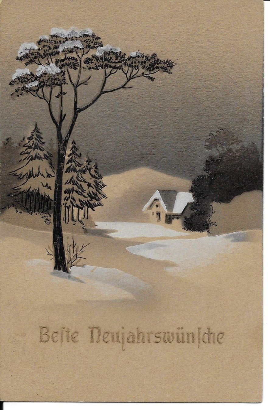 Cartoline postali: Ansichtskarte "Zum neuen Jahr" – Usato da Möhlin venduto da RoMe49