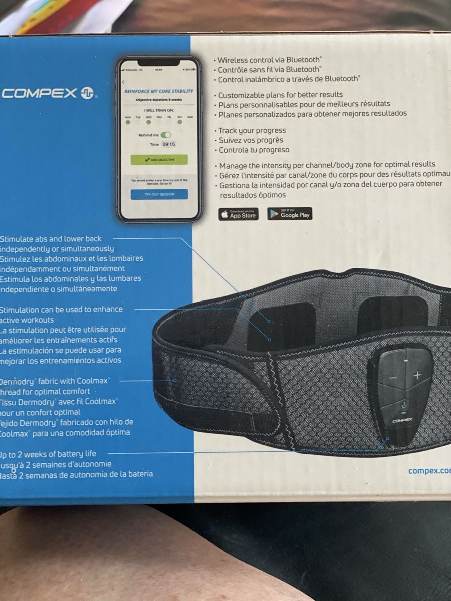 Compex Vélos d'appartement: Compex Corebelt 3.0 – Neuf (Voir description) à Lausanne par mar_pmn6 6