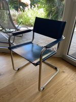 Freischwingerstuhl blau