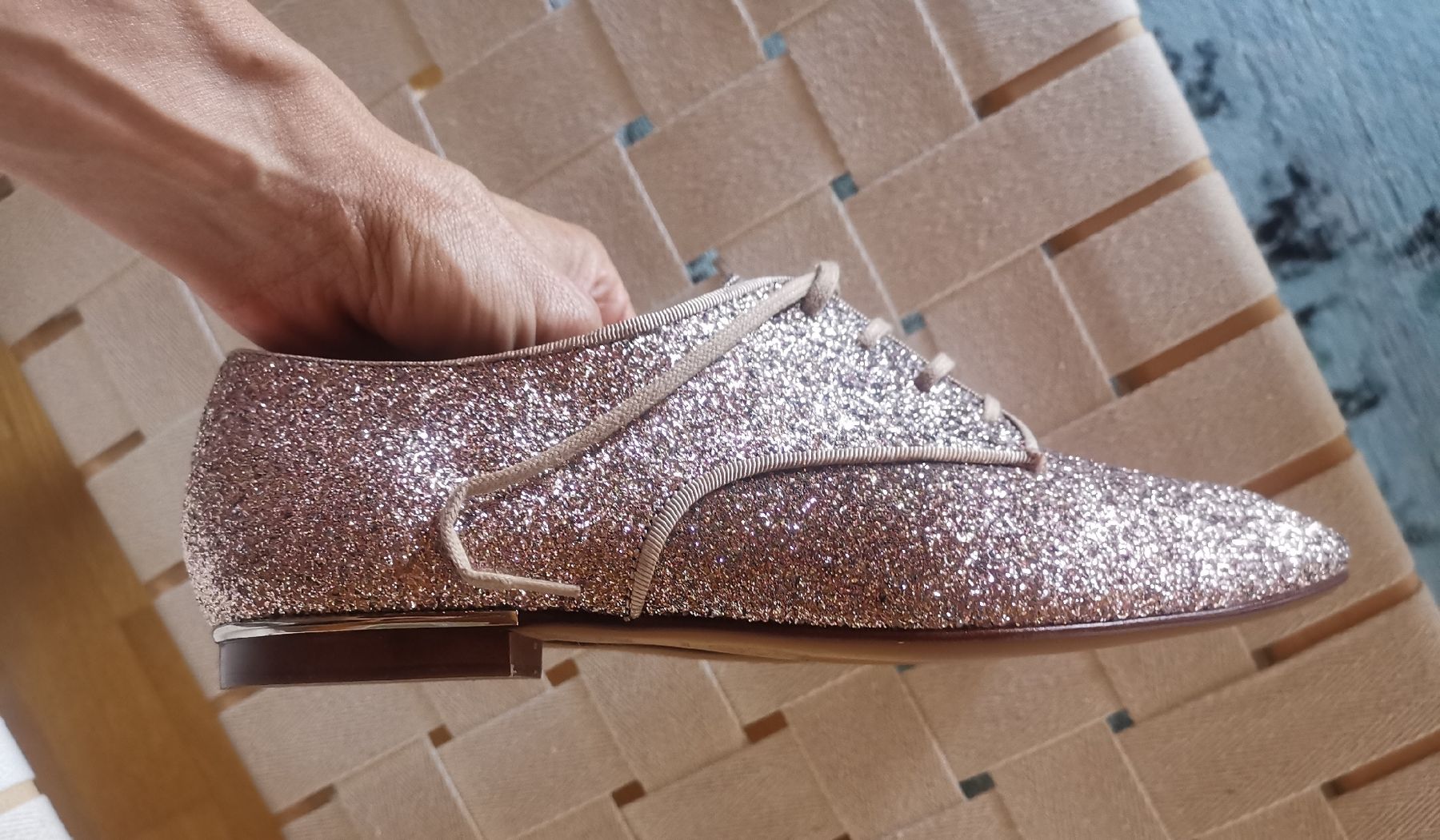 Damenschuhe: Bimba Y Lola, Leder Schuhe mit Glitzer – Neu (gemäss Beschreibung) aus Uerikon von pink_flamingo 2