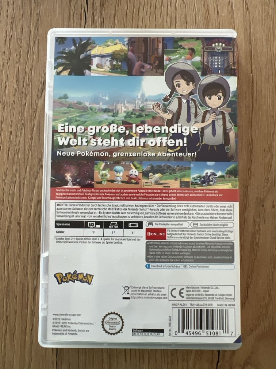Pokémon Giochi: Pokémon Purpur Nitendo Switch 1 – Usato da Oberbipp venduto da MABU1988 2