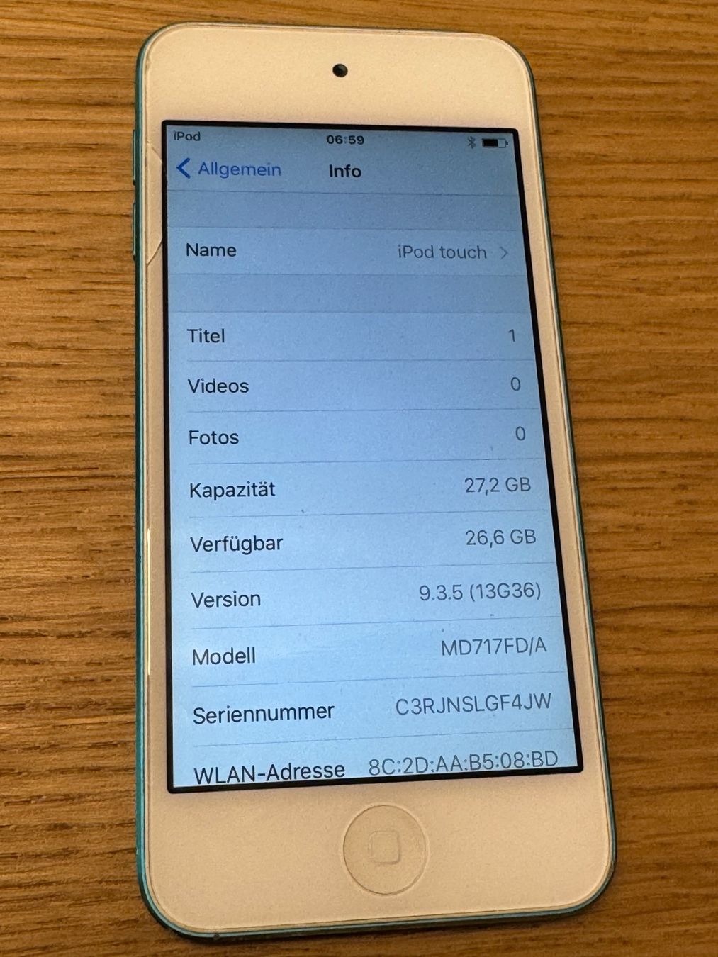 Apple Lettore multimediale portatile: iPod Touch 5th gen – Usato da Zollikofen venduto da lagavulin03 2