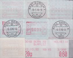 1976-2005, Spezial-Sammlung Automatenmarken & FRANKATURWARE