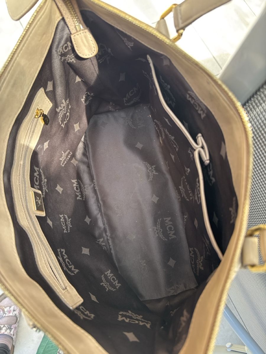 Mcm Borse da donna: MCM Leder shopper Beige – Nuovo (secondo la descrizione) da Wenslingen venduto da moschi1 2