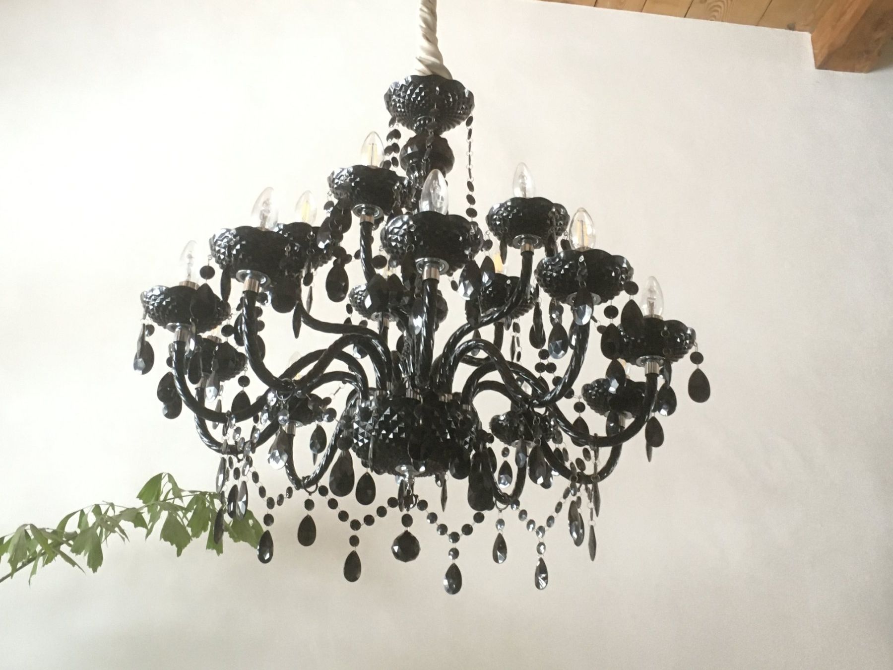 Lampade: Leuchter >>> edel, schwarz, gross! – Usato da Nennigkofen venduto da simonbern 2