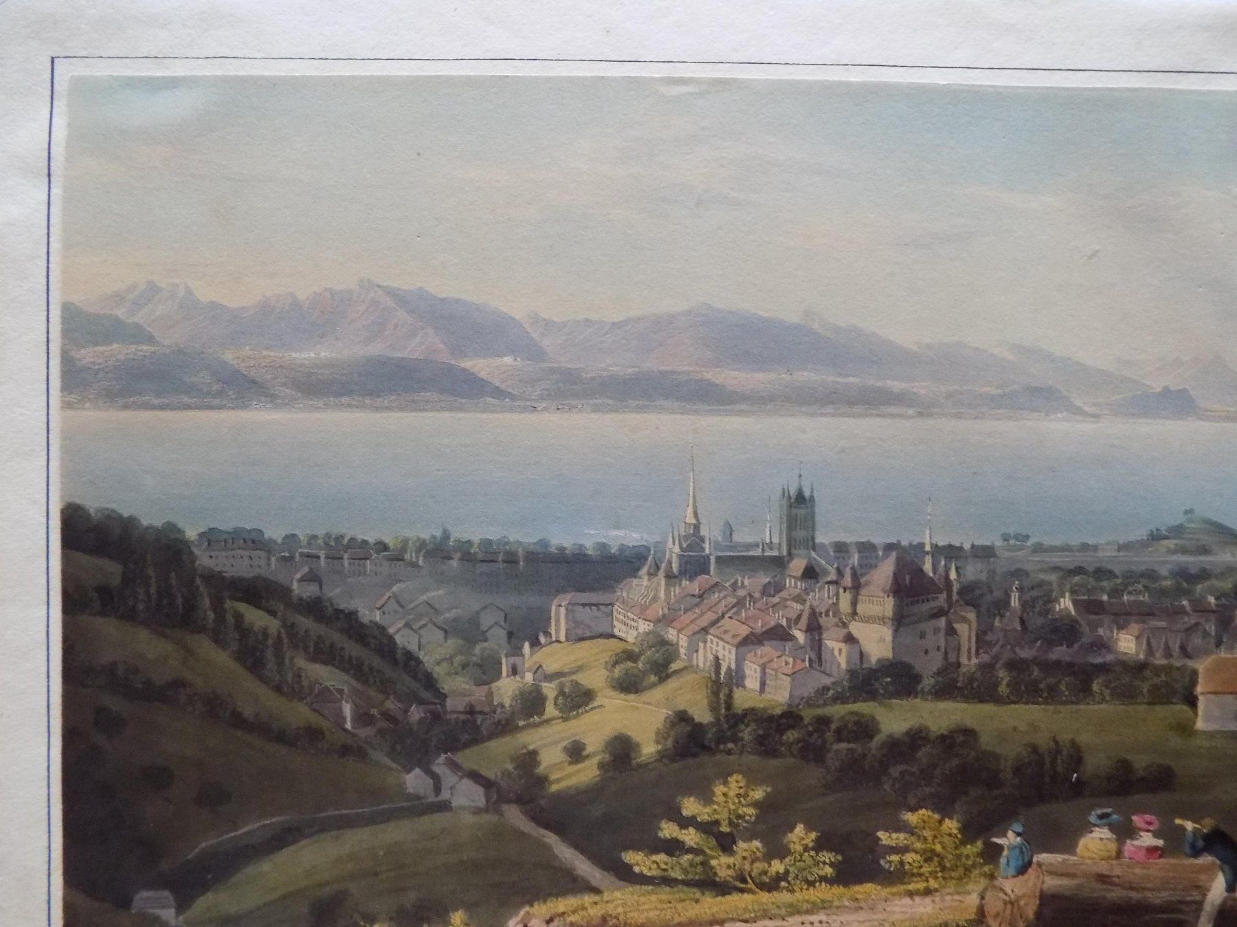 Incisioni: Lausanne colorée – Usato da Risch venduto da Antikfee 6