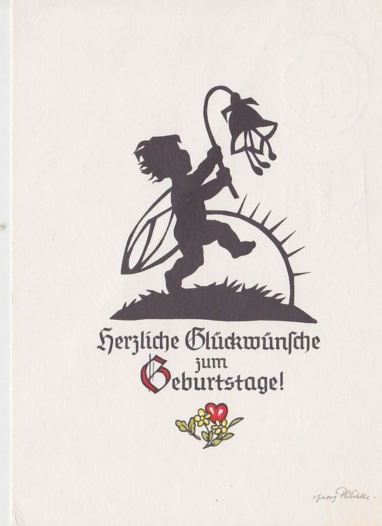 Herzliche Glückwünsche zum Geburtstage DDR Briefmarke Kaufen auf Ricardo