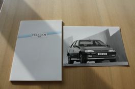 Peugeot 405 T16 Pressemappe 10/1992