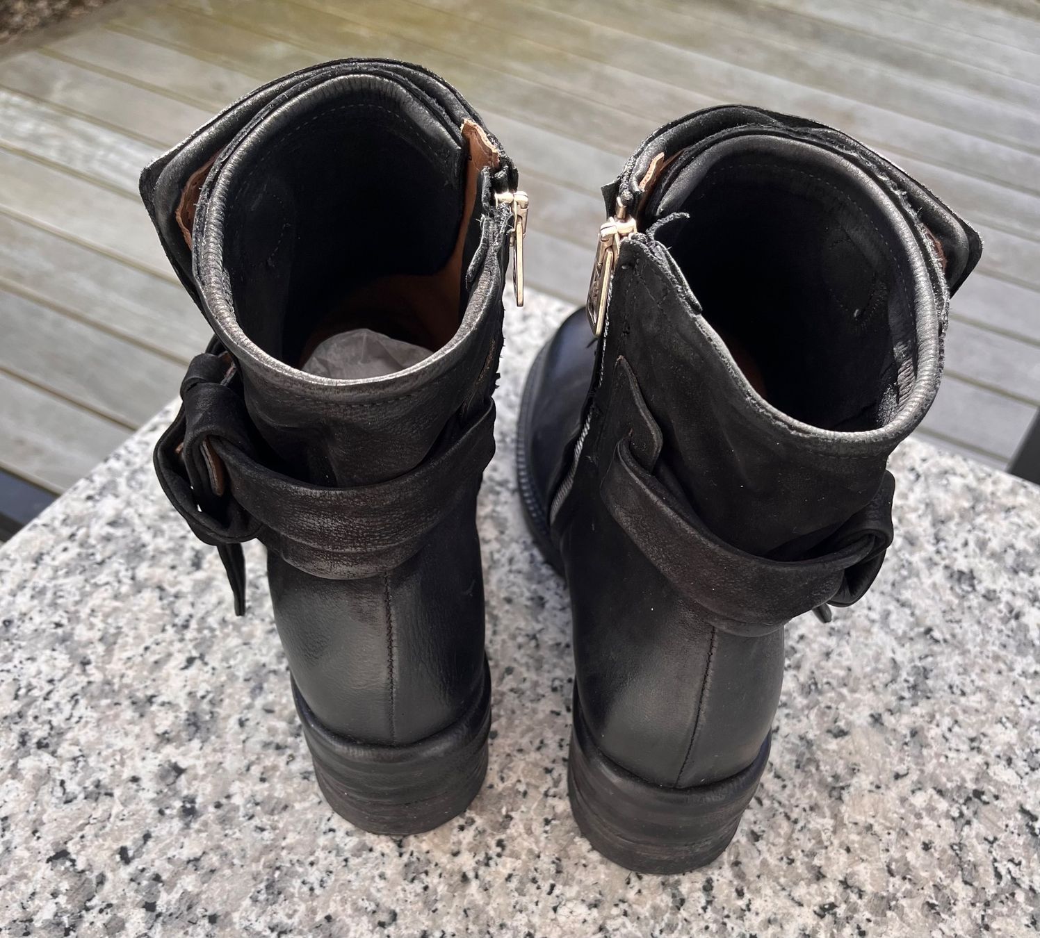 A.S.98 Scarpe da donna: AS98 Bikerstiefeletten schwarz – Usato da Zumikon venduto da valfedoz 1