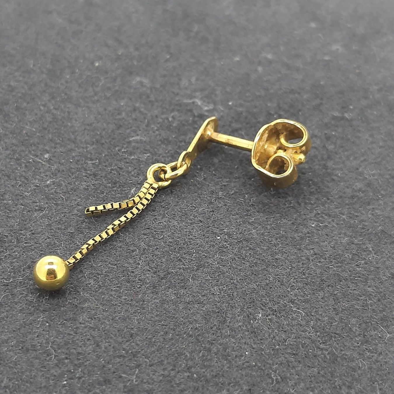 Orecchini pendenti & Orecchini a lobo: Edle Ohrstecker in 750 Gelbgold – Usato da Unterägeri venduto da Altgoldschmuck 2