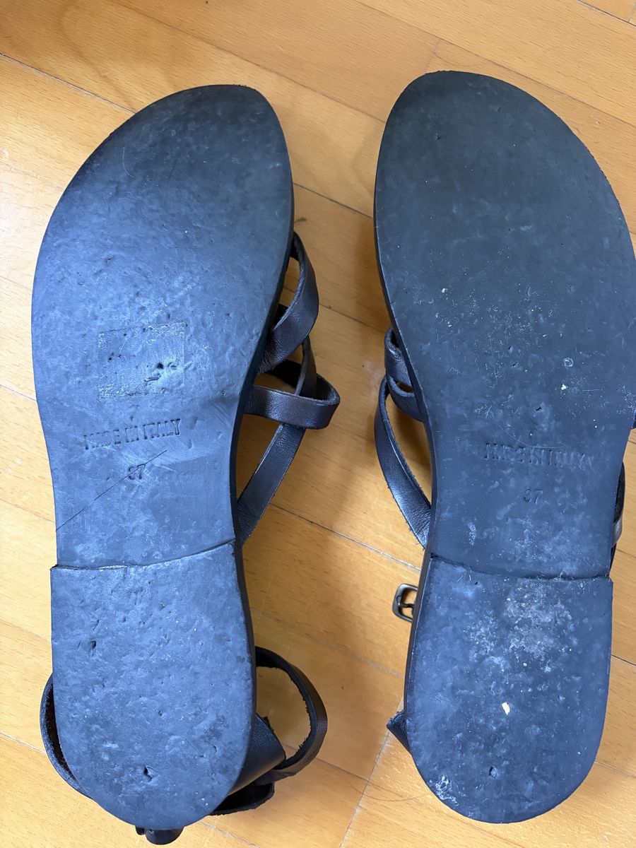 Navyboot Scarpe da donna: Sandalen Leder schwarz Navyboot – Usato da Wädenswil venduto da frau_mueller 1