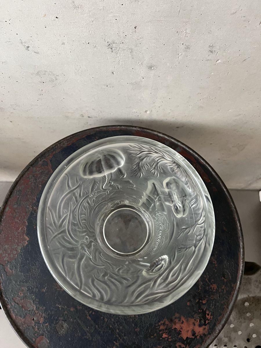 Vasen & Gefässe: Art Deco Vase mit Relief mit Meerestieren – Gebraucht aus Wabern von La-Vitrine 5