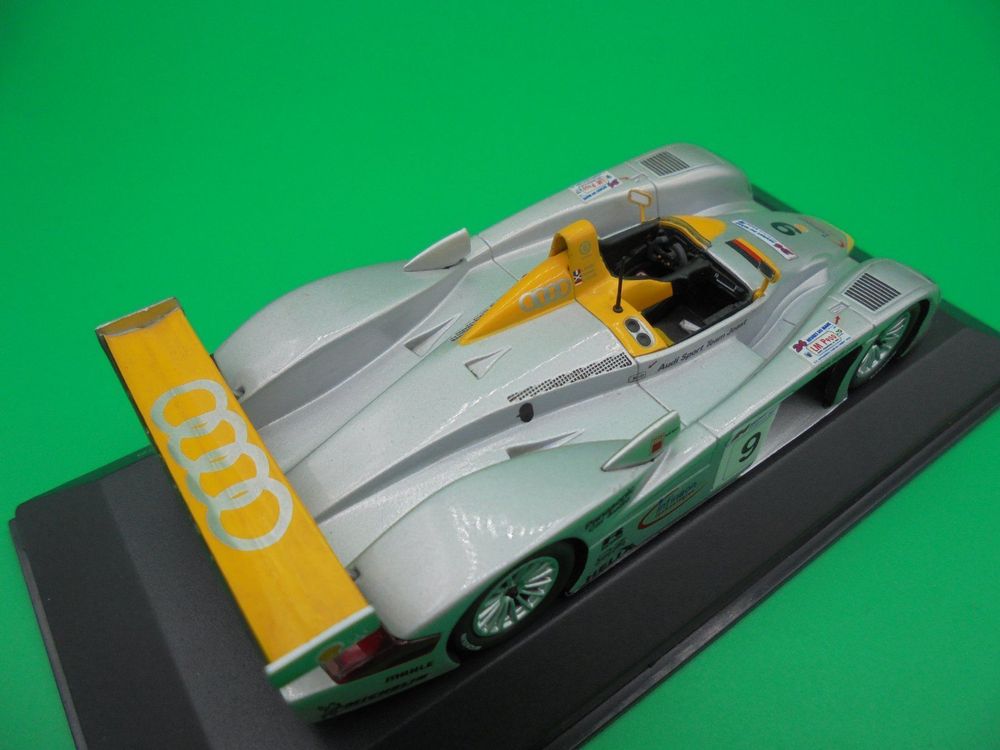 Minichamps Audi R8S Le Mans 2000 1:43 #9 2nd Place (Neu und ...