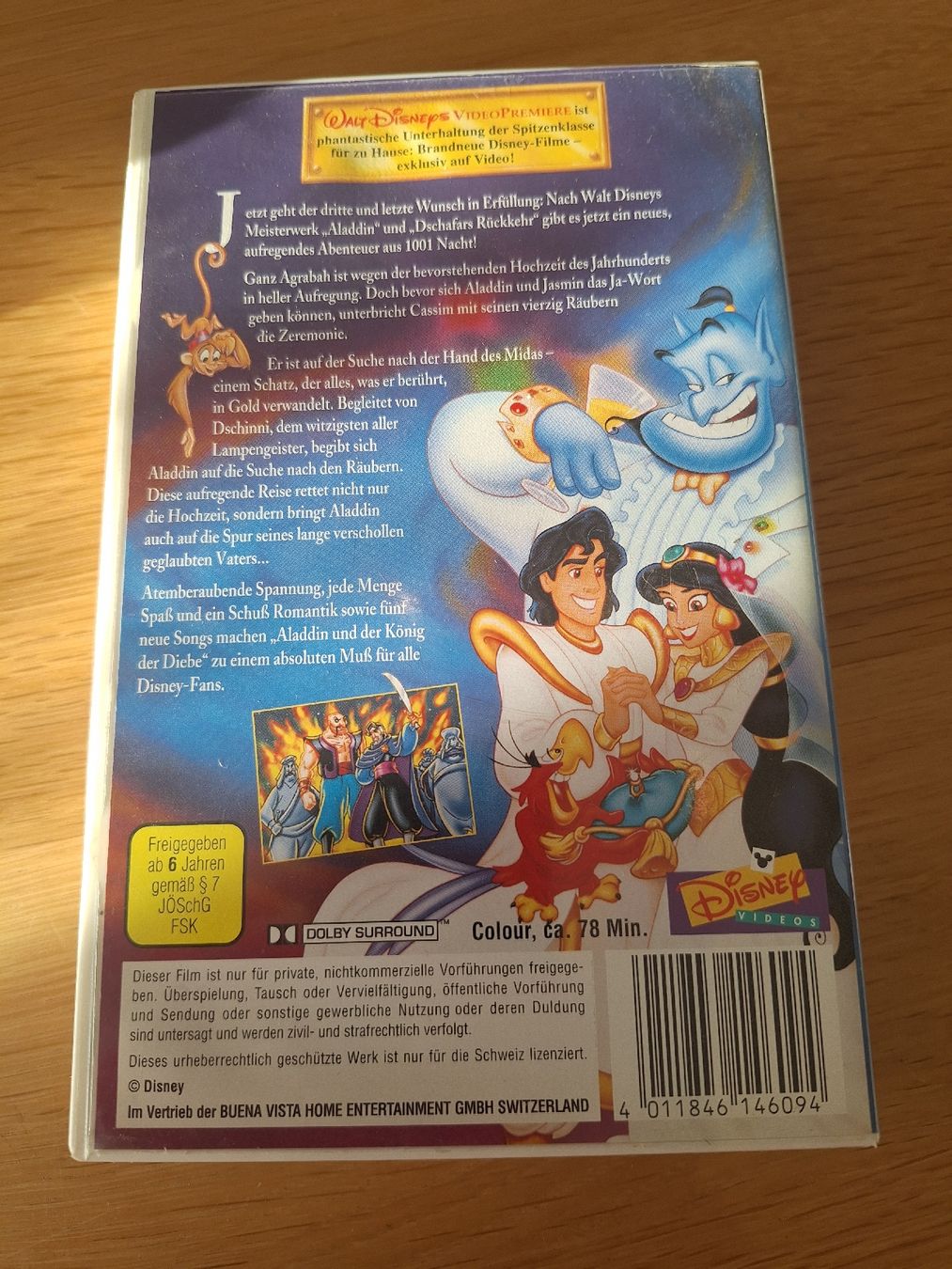 Alle VHS: VHS Aladdin – Gebraucht aus Wanzwil von chlinih93 1
