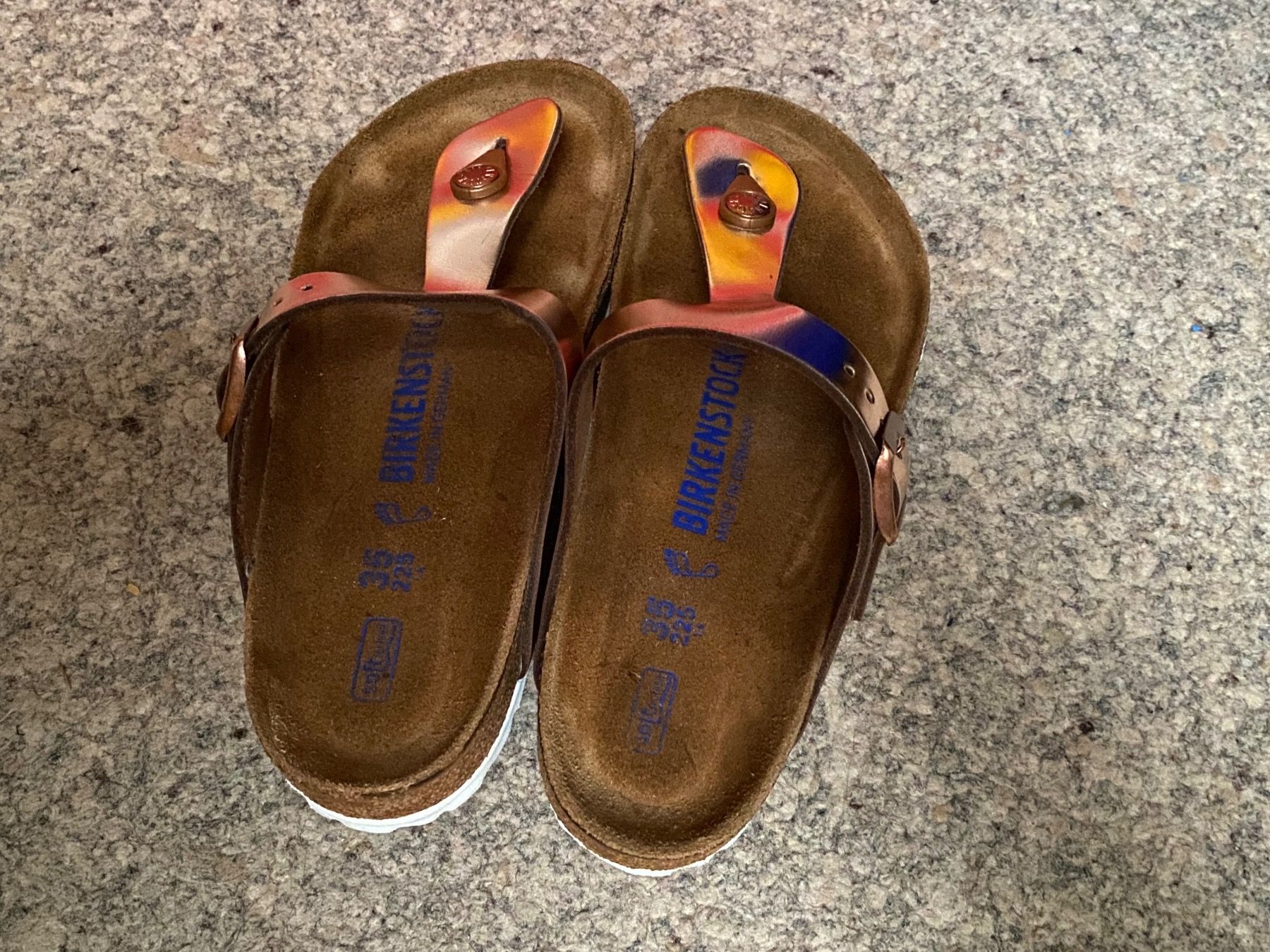 Birkenstock Chaussures femmes: Birkenstock Gizeh Copper Gr. 35 – D'occasion à Wattwil par edel88 2
