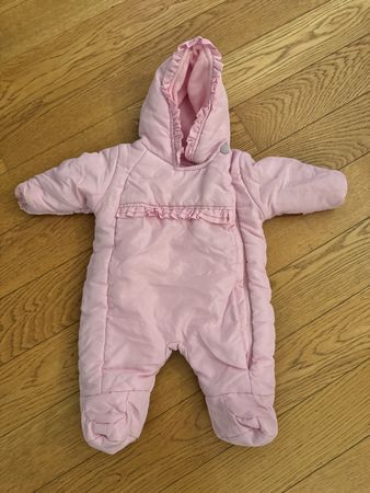 Pink Winter Snowsuit for Baby Girl 56