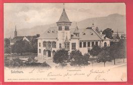 8.6.1902 Solothurn Conzerthalle/Jurasicht+Orts-Rundstempel