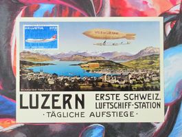 CL34 Carte Postale + Timbre Suisse 1972