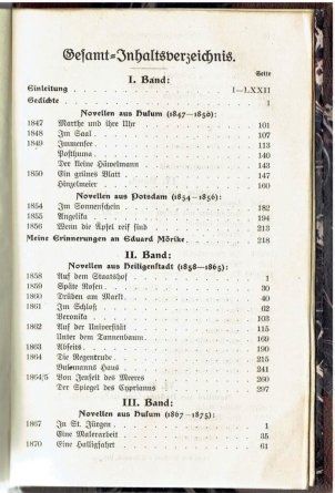Bücher: Theodor Storms Werke – Gebraucht aus Flims - Dorf von Stagediver 4