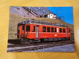 Postkarte RhB Triebwagen ABe 4/4 503