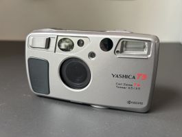 Yashica T5 35mm Kompaktkamera mit Carl Zeiss Tessar 3.5/35