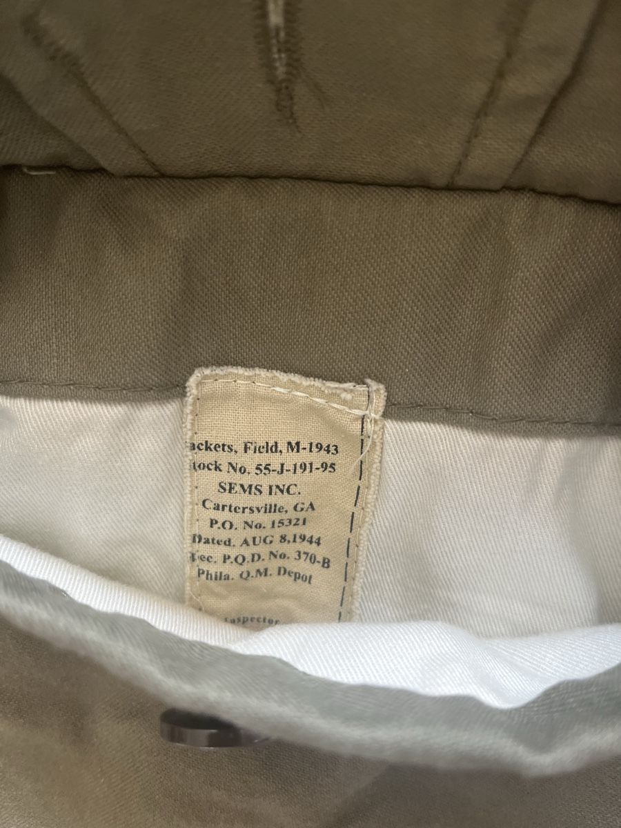 US Army Uniformes: Field Jacket M-43 Repro – D'occasion à La Neuveville par lejocko 3