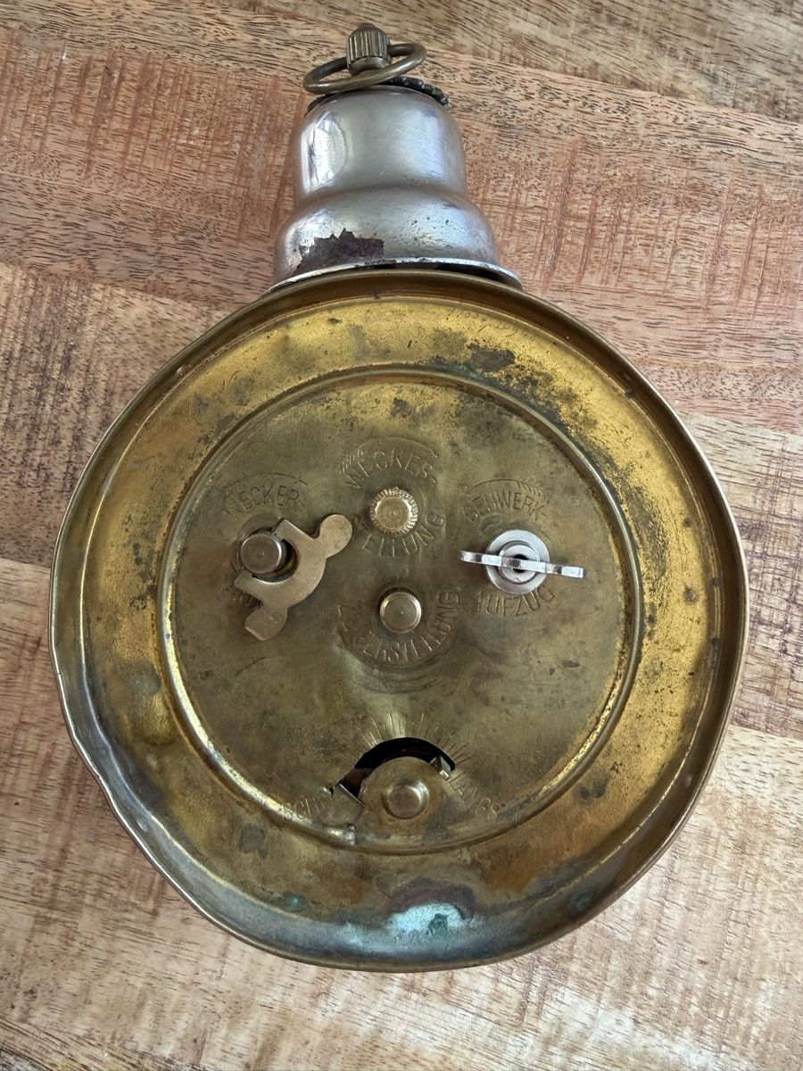 Junghans Wecker: Antiker Junghans Wecker aus Messing & Metall – Gebraucht aus Bettlach von luk_y9gp 1