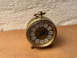 Wecker Blessing Messing mechanisch gebraucht West Germany