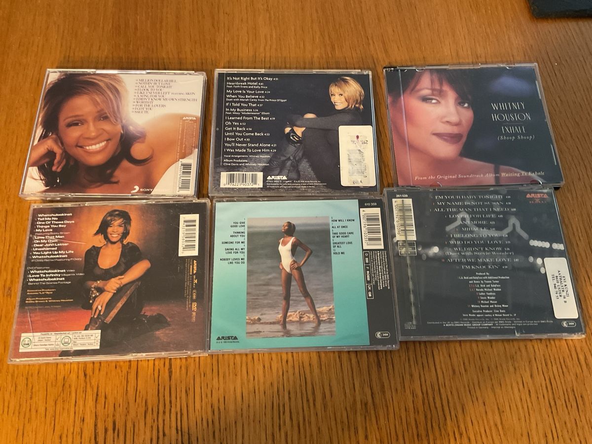 CDs: Whitney Houston CD Sammlung, 6 Alben, Top! – D'occasion à Steinach par Quarkie 1