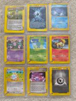 Pokemon 9 Karten Aquapolis Vintage Sammlung ab 1.-🔥