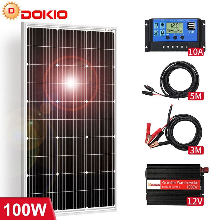 200W Solaranlage12V SINUS inve.1000w Solaranlage Haus Garten Kaufen