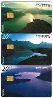3 Taxcards S077 - S079 Drei Seen