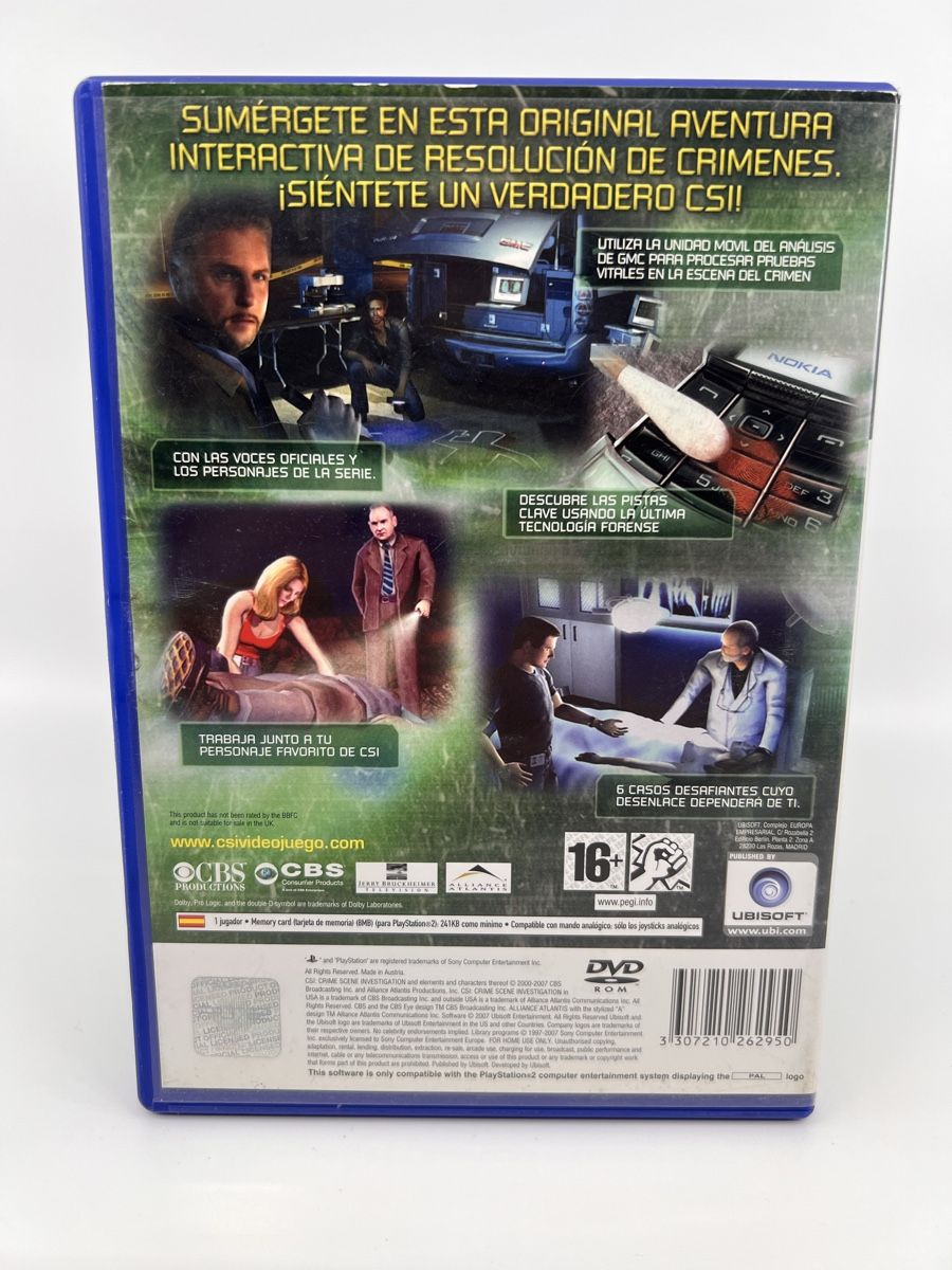 Sony Spiele: Spanisch!  CSI: Crime Scene Investigation - PS2 Game – Gebraucht aus Steffisburg von MEB-Trade 1