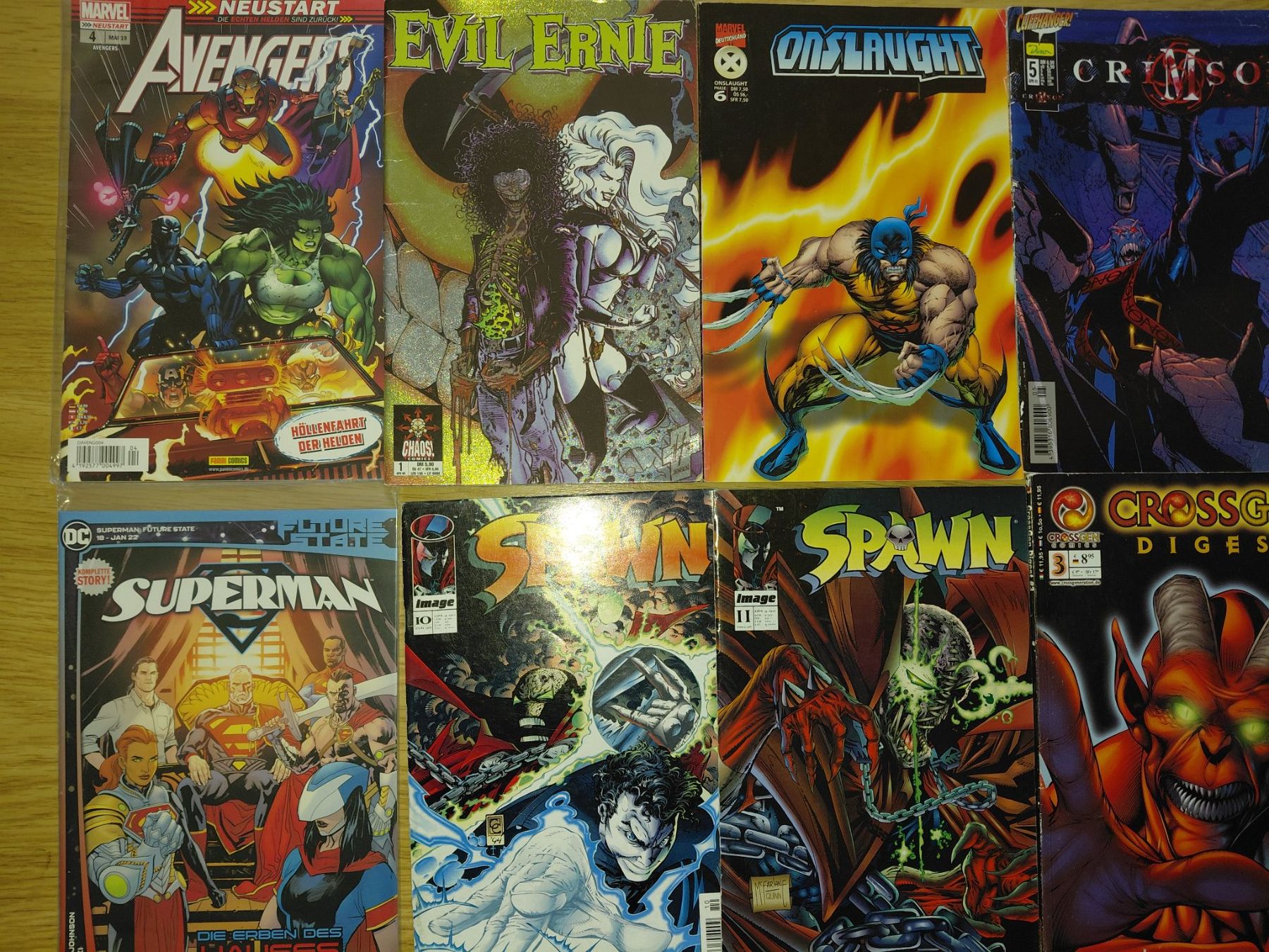 BD: 24x HELDEN& ANTI-HELDEN COMICS MARVEL & DC – D'occasion à Bern par wau68 1