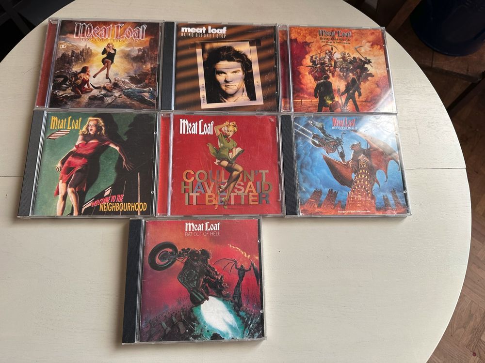 MEAT LOAF tolle CD #39 s JIM STEINMAN Kult Top Hit Bat out of (Gebraucht