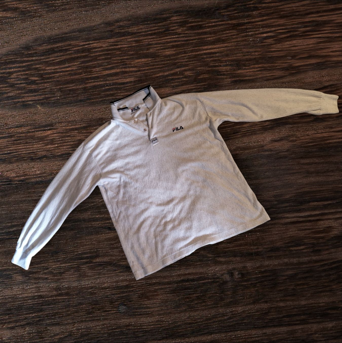 Fila Maglioni & Felpe: FILA Langarmshirt Retro Gr. M weiss – Usato da Arlesheim venduto da fin_xkp9 3