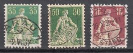 1933/34 N° 111z -113z - 115z OBLITERES CATALOGUE SBK