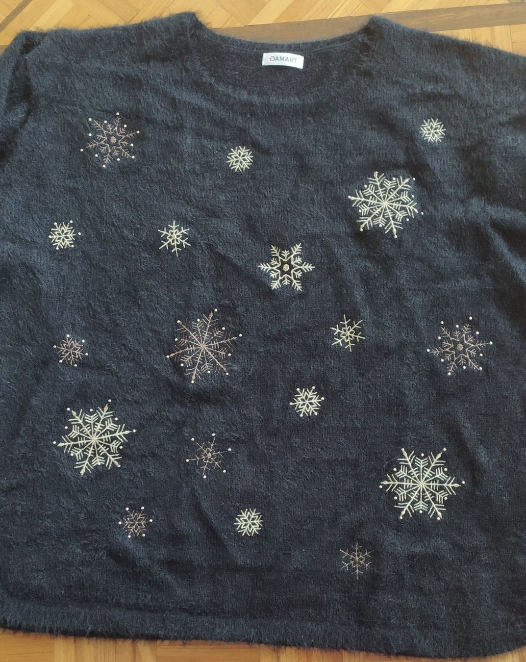 Maglioni & Felpe: Pull Damart "flocons" Neuf/Damart Pullover – Nuovo (secondo la descrizione) da MOUTIER venduto da Anto21 1