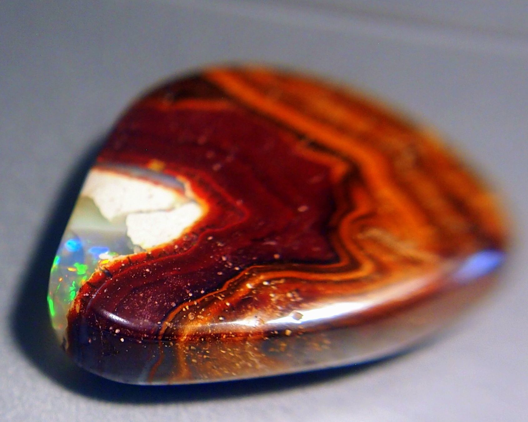 Pietre preziose: 34,6 ct. Koroitopal mit Opalfunken AAA! – Nuovo e nell'imballaggio originale da Reinach BL venduto da blumarco 4