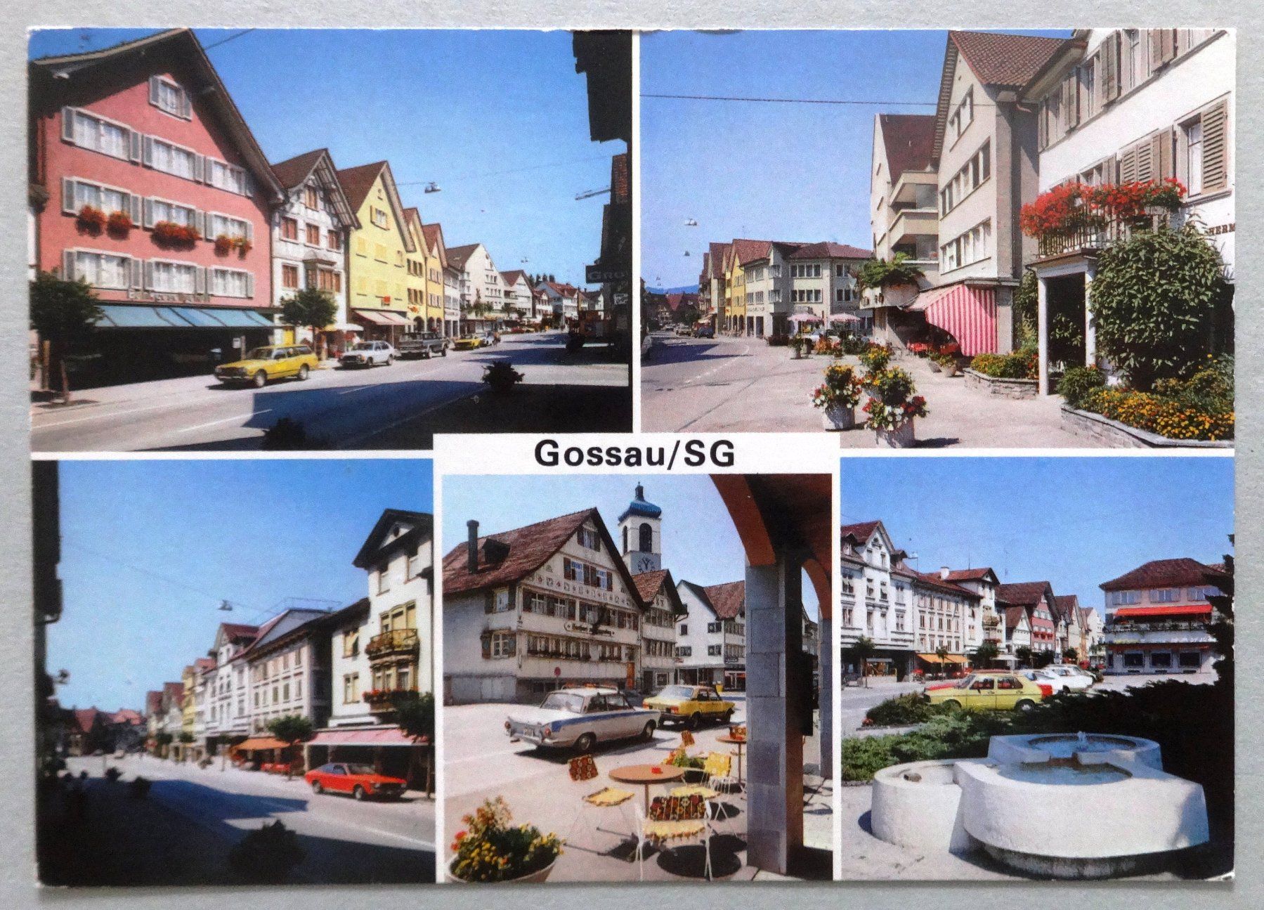 Ansichtskarten: Gossau/SG – Gebraucht aus Fétigny von Billy2miny