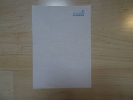 steinaltes Blatt Swissair Notizpapier ca. 21 x ca. 15 cm
