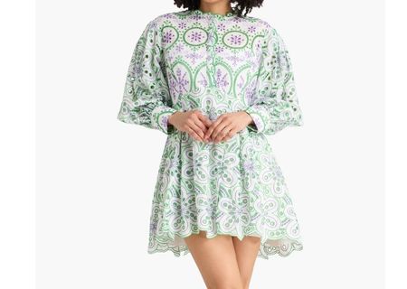 Charo Ibiza - Robe tunique ajourée brodée - Taille XL