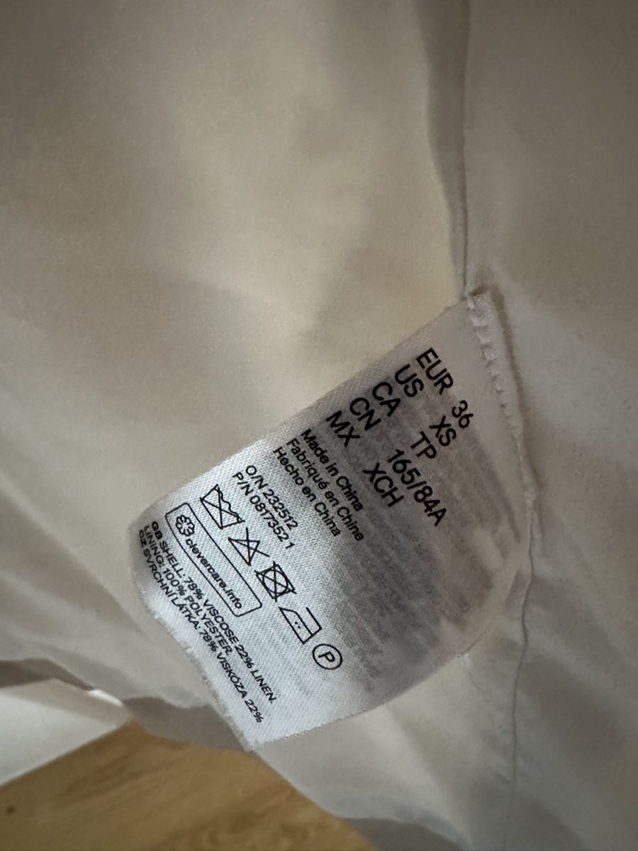 H&M Jacken: Blazer beige Gr. 36, Viskose Leine H&M – Gebraucht aus Münsingen von Secondhand89 1