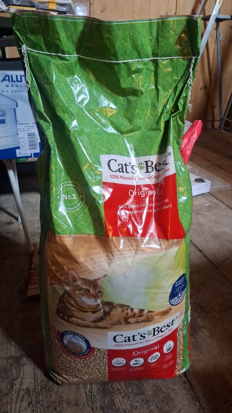 Bacs à sable: Cat's Best Original Katzenstreu 40l – Neuf avec emballage d'origine à Ebnat-Kappel par Aibur