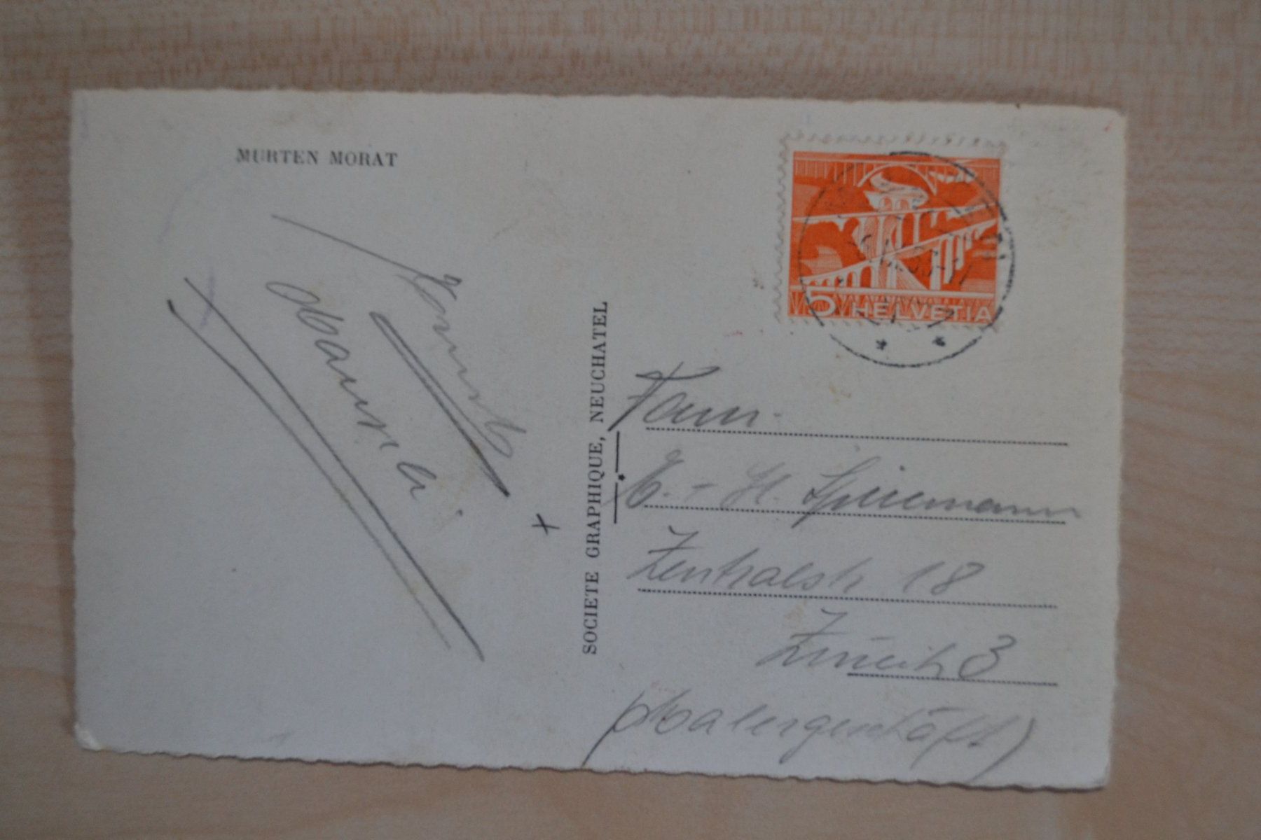 Cartoline postali: AK Murten FR – Usato da Beinwil am See venduto da kajak55 1
