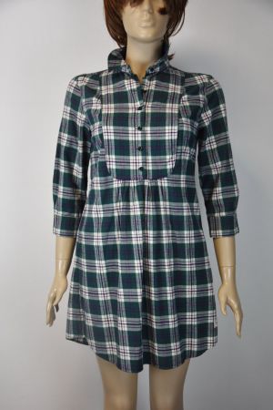 Peak Performance Damen Hemdkleid/LP:169Fr/grün weiss/S/NEU